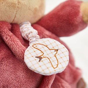 Мягкая игрушка музыкальная Kaloo "Кролик Chubby Rabbit", серия "Intemporel", бургунди, 17 см